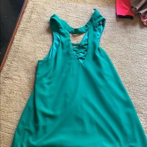 Green summer dress